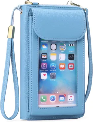 FALAN MULE Small Wallet for Women Bundle Cell Phone Crossbody Bag