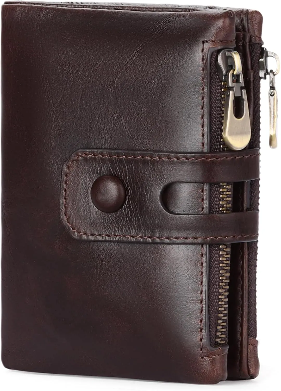 FALAN MULE Wallet for Men Large Capacity Genuine Leather Men Wallets RFID Blocking