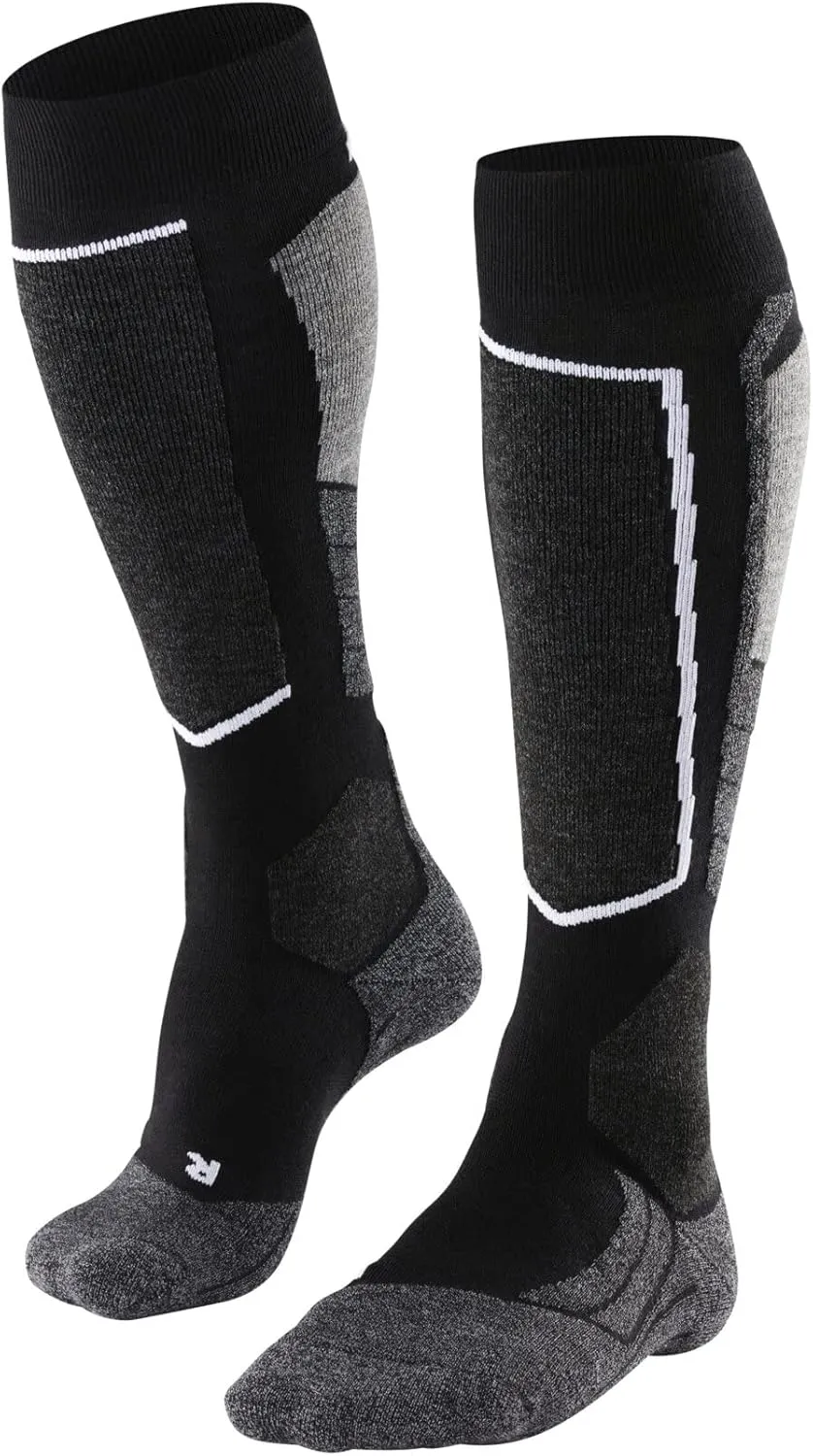 FALKE Men's SK2 Intermediate Ski Socks, Breathable Quick Dry Merino Wool, 1 Pair