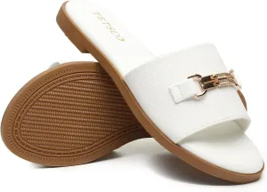 Flat Sandals for Women 2025 Slide Sandals Summer Fashion Women Dressy Slip on Shoes for Party Wedding Vacation Beach Walking Square Open Toe Shoes
