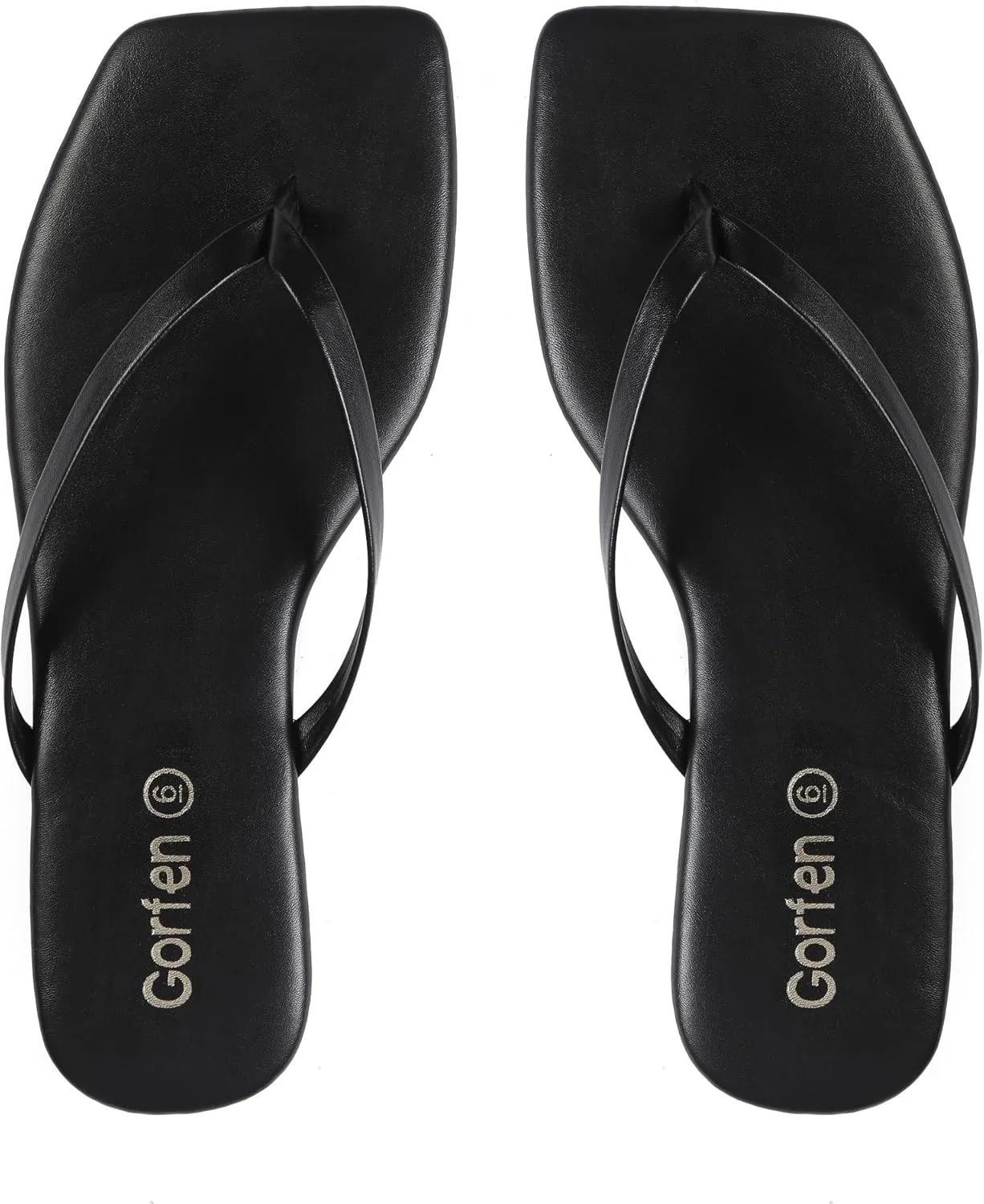 Flip Flops for Women Comfortable Square Toe Casual Beach Sandals Summer Outdoor and Everyday Wear