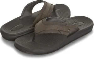 Floopi Flip Flops for Men Texture Soft EVA Footbed Men Beach Sandals With Soft Webbing Toe Post Comfort Fit Sandals with Indoor & Outdoor Anti Skid Soles