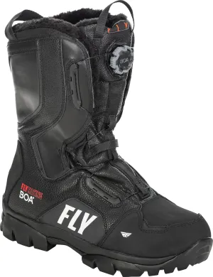 Fly Racing Marker BOA Snow Boot (Black, 8)