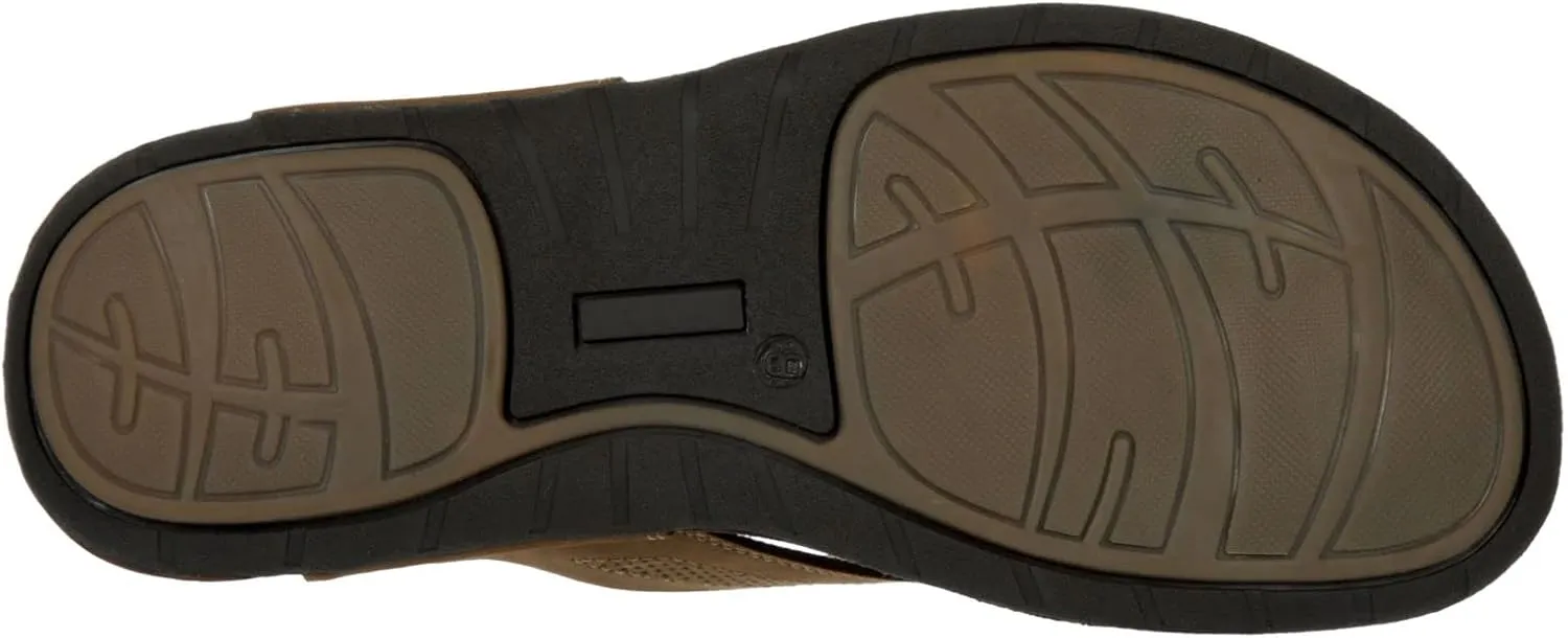 Franco Fortini Newport - Men's Leather Flip Flop Thong Sandals