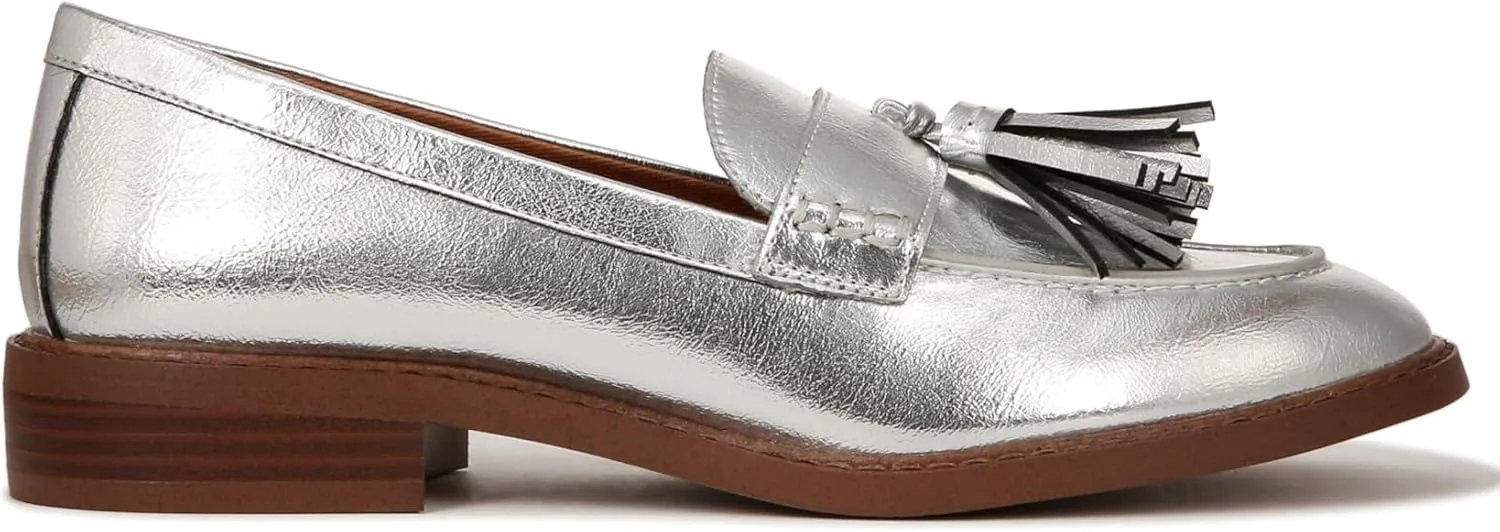 Franco Sarto womens Carolynn Low Slip on Tassel Loafers