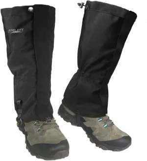 Frelaxy Leg Gaiters Ultra HIGH-Performance Hunting Gaiters, 100% Waterproof Hiking Gaiters with Upgraded Rubber Foot Strap, Adjustable Snow Boot Gaiters