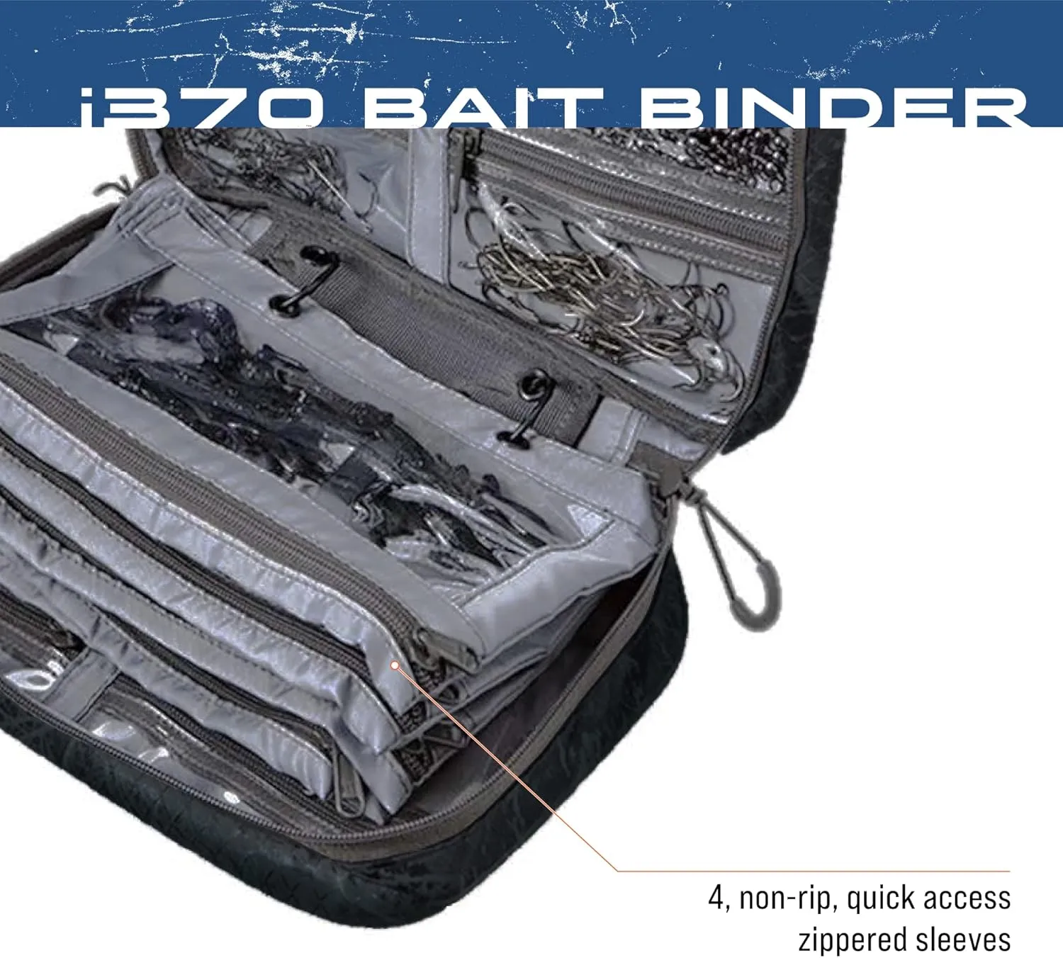 FROGG TOGGS Bait Binder, Fishing Tackle and Bait Storage, Salt Water Resistant Soft Sided Tackle Bag