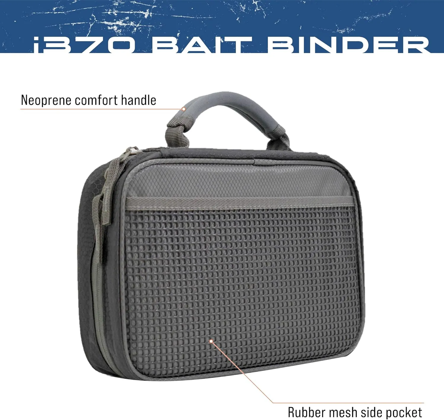 FROGG TOGGS Bait Binder, Fishing Tackle and Bait Storage, Salt Water Resistant Soft Sided Tackle Bag