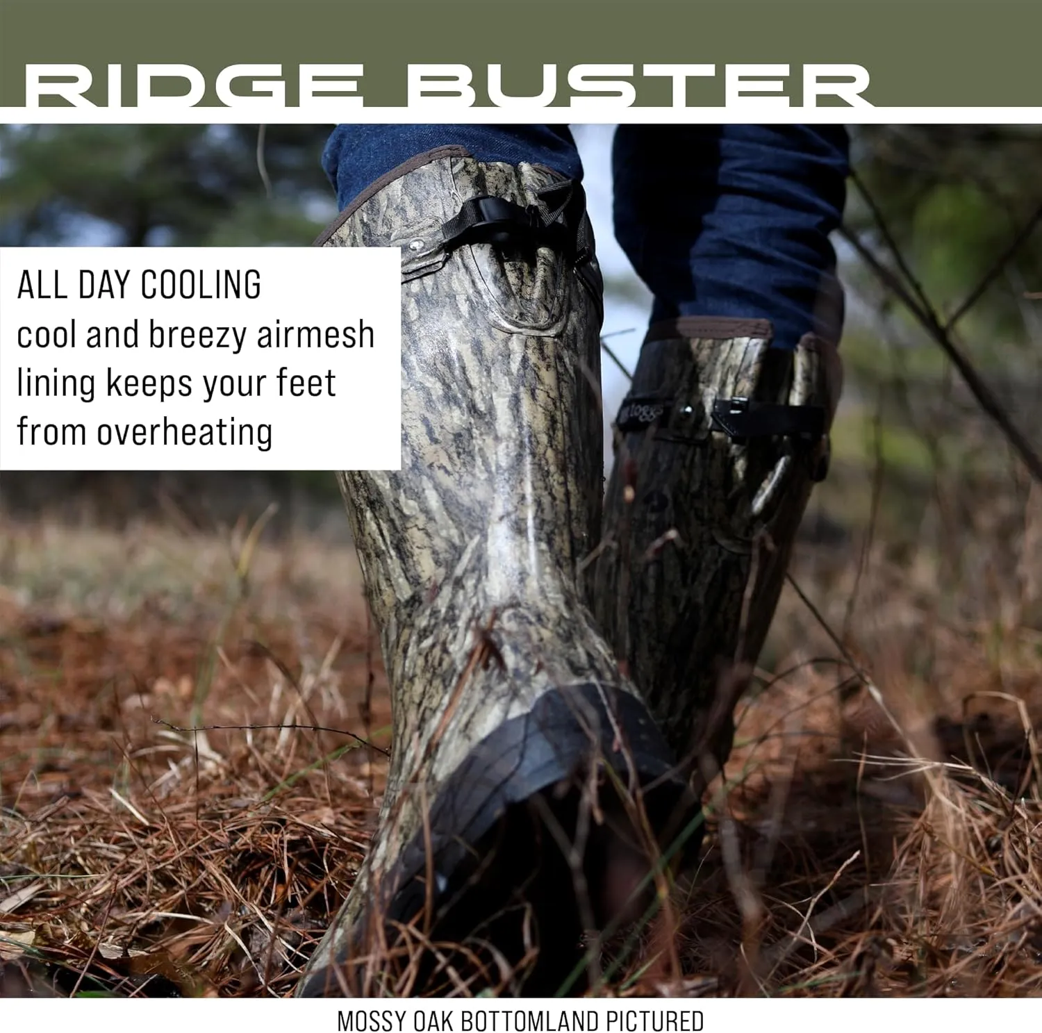 FROGG TOGGS Ridge Buster Snake, Snake Bite Protection in a Rubber, Neoprene Waterproof Boot