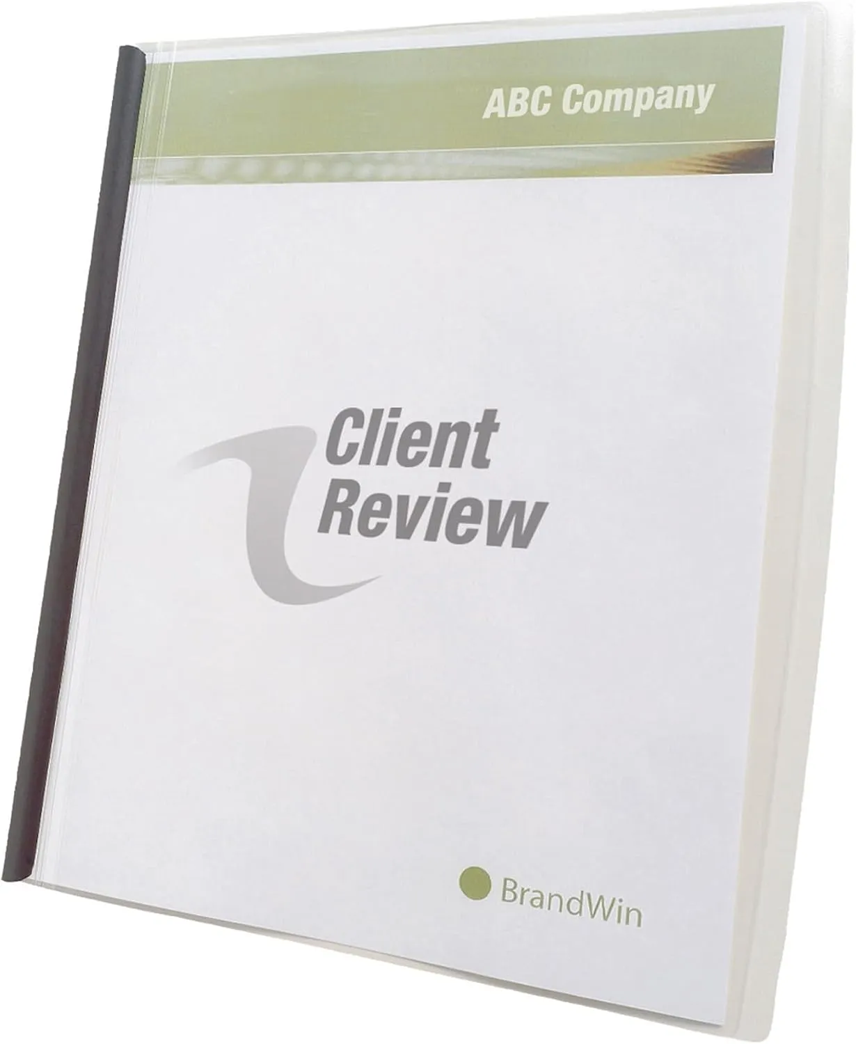 GBC Quartet Slide 'n Bind Frosted Report Covers, Clear, 10 Covers per Pack (W67504)