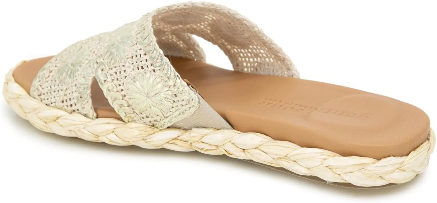 Gentle Souls by Kenneth Cole Women's Tristan Woven Slide Sandal