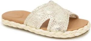 Gentle Souls by Kenneth Cole Women's Tristan Woven Slide Sandal