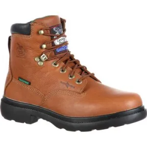 Georgia Boot Briar Brown Farm And Ranch Waterproof Mens Work Boots G6503 **ONLINE ONLY