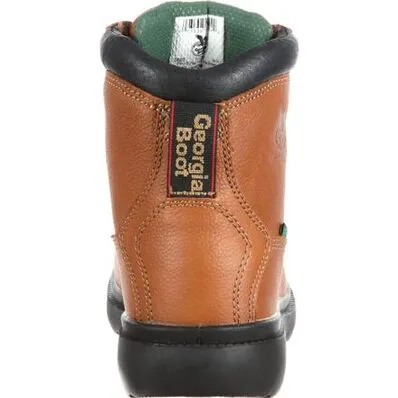 Georgia Boot Briar Brown Farm And Ranch Waterproof Mens Work Boots G6503 **ONLINE ONLY