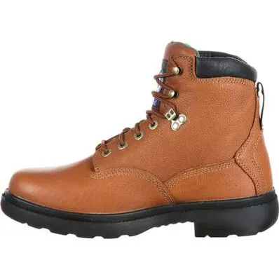 Georgia Boot Briar Brown Farm And Ranch Waterproof Mens Work Boots G6503 **ONLINE ONLY