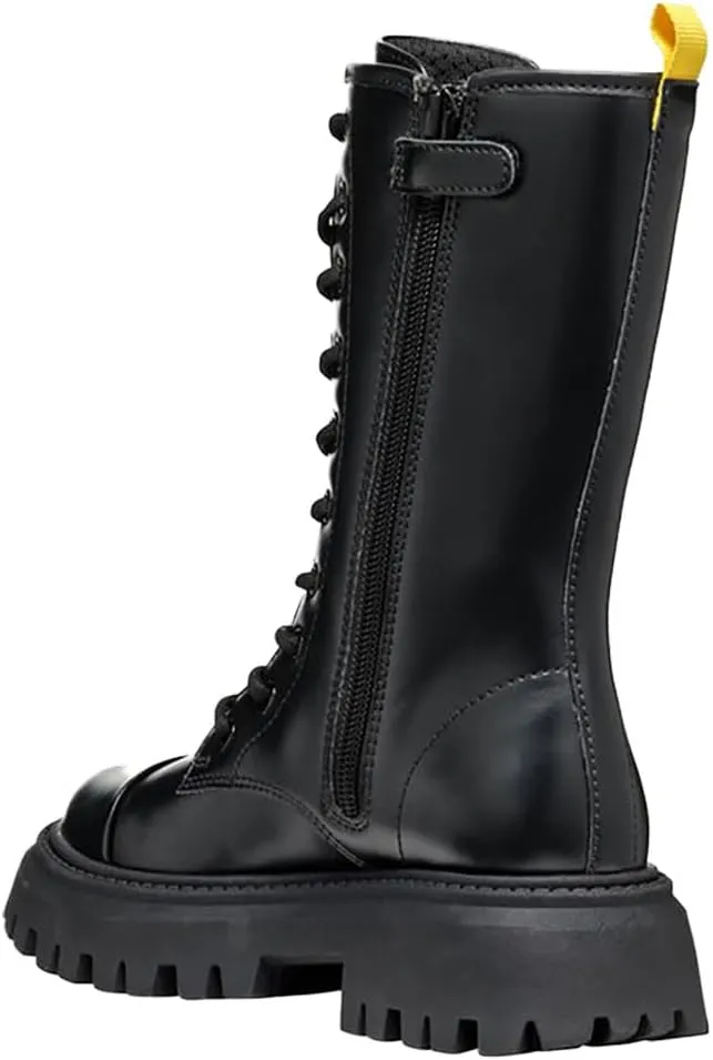 Geox Mädchen J Maquinnens Girl C Mid Calf Boot