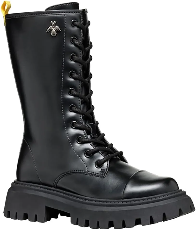 Geox Mädchen J Maquinnens Girl C Mid Calf Boot