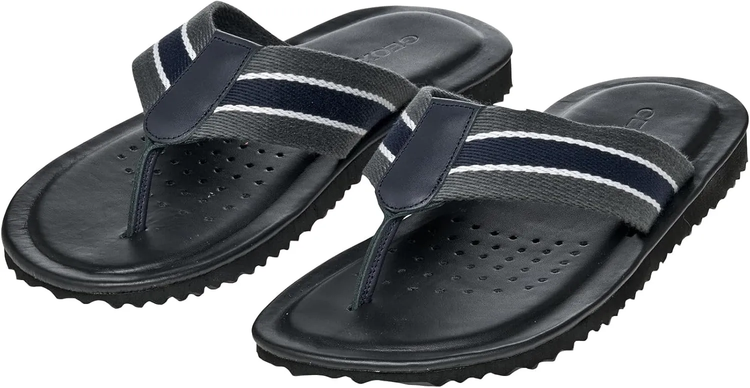 Geox Men's Flat Slide Sandal