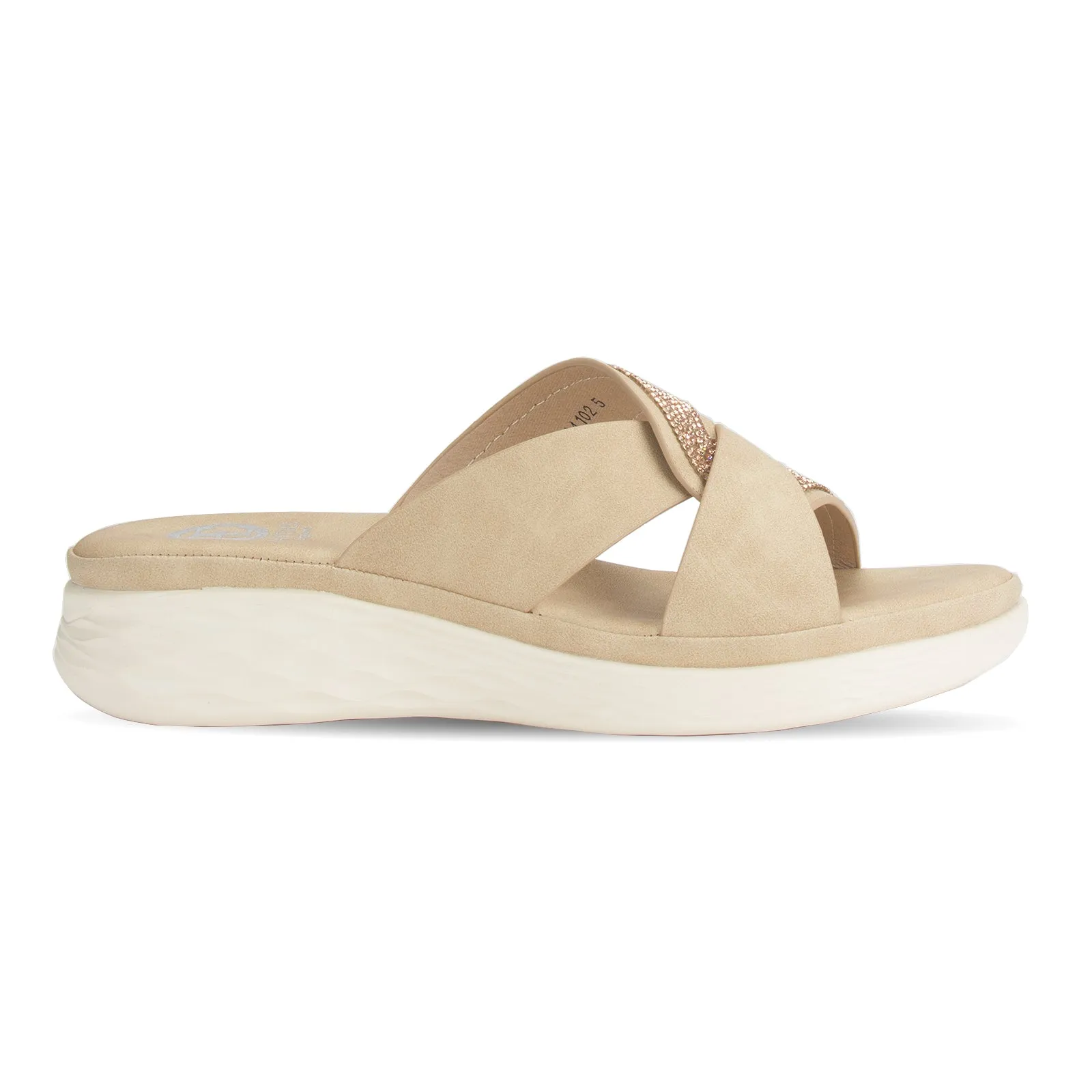 Ghita women's jewel embellished slider mule