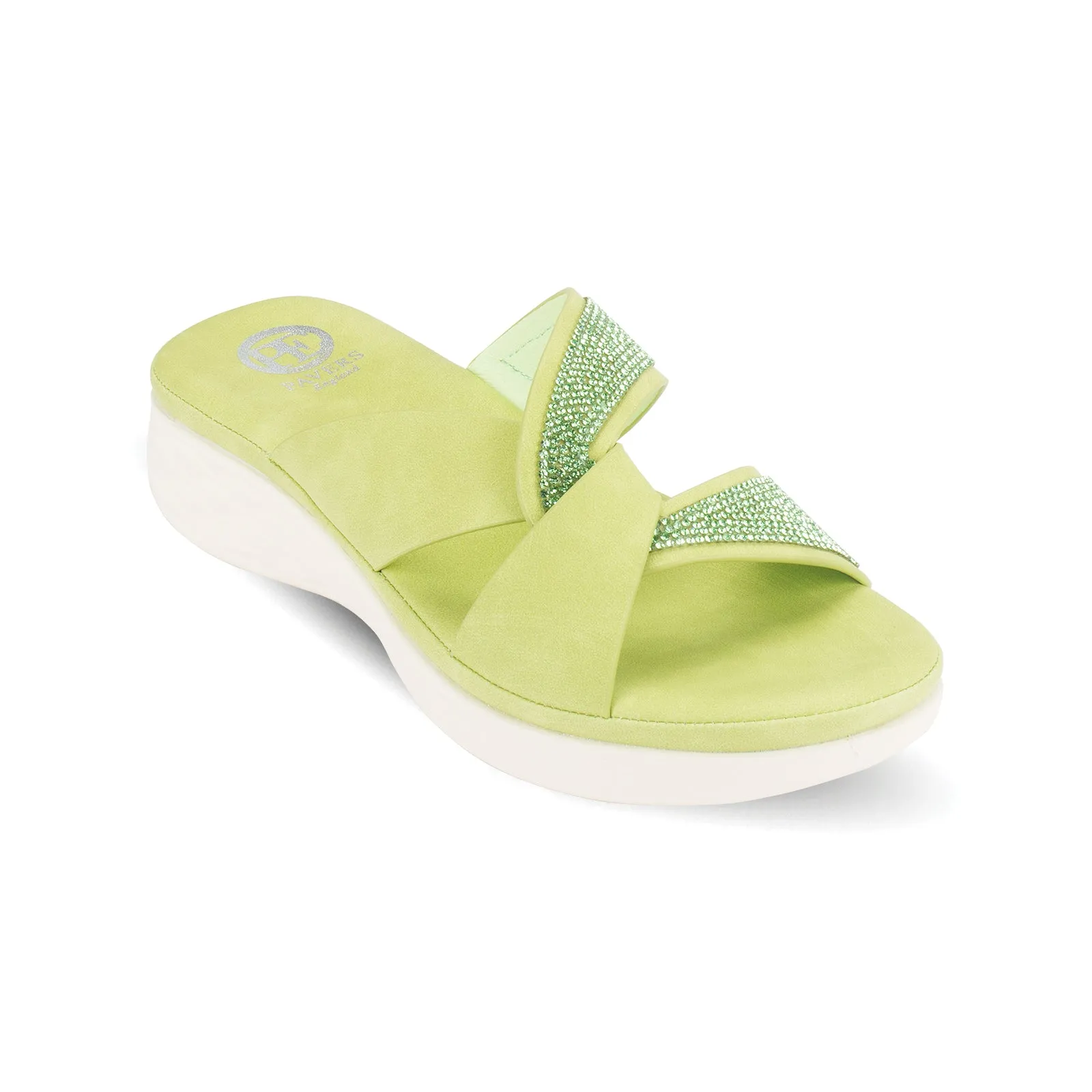 Ghita women's jewel embellished slider mule