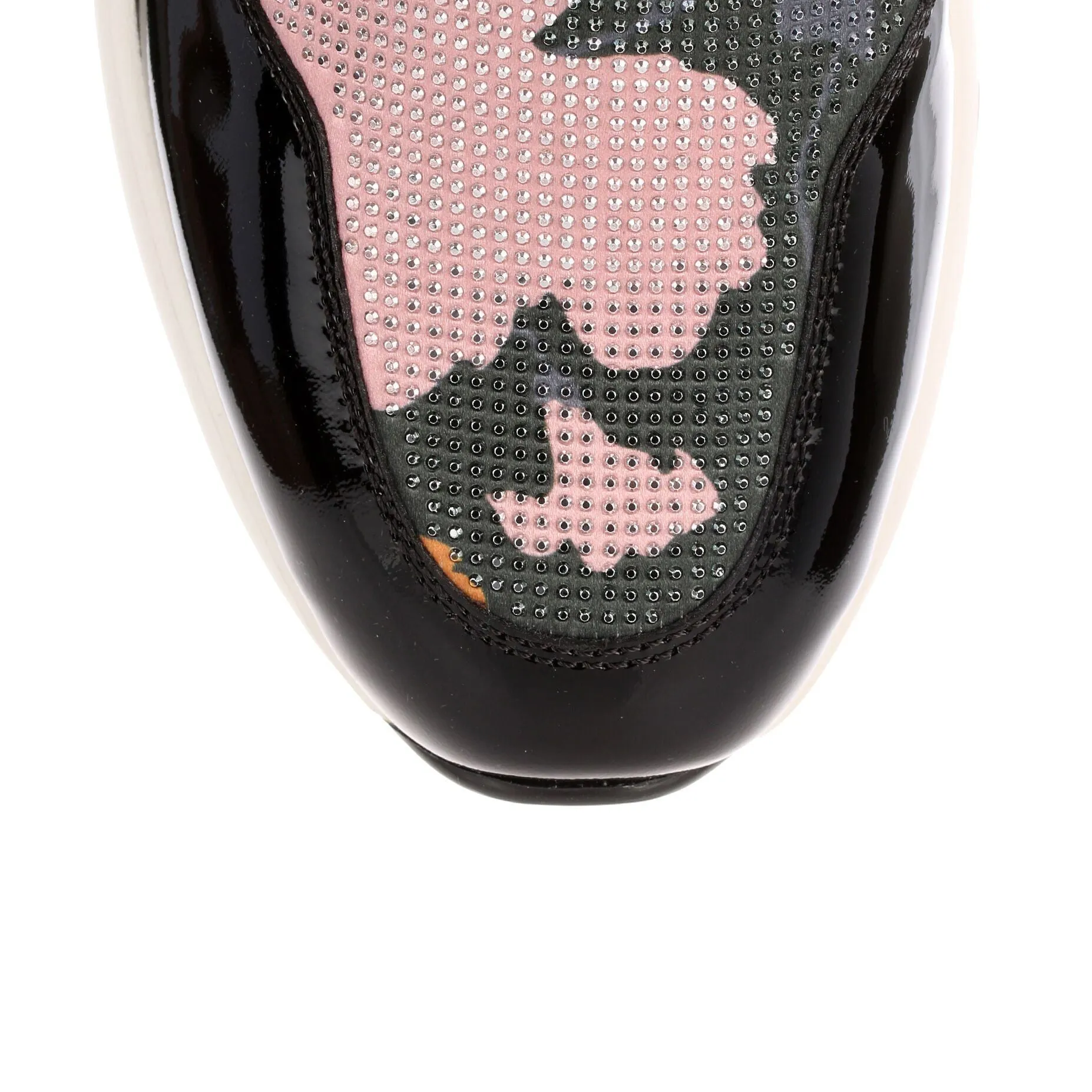 Giolly patent haiti black sneaker