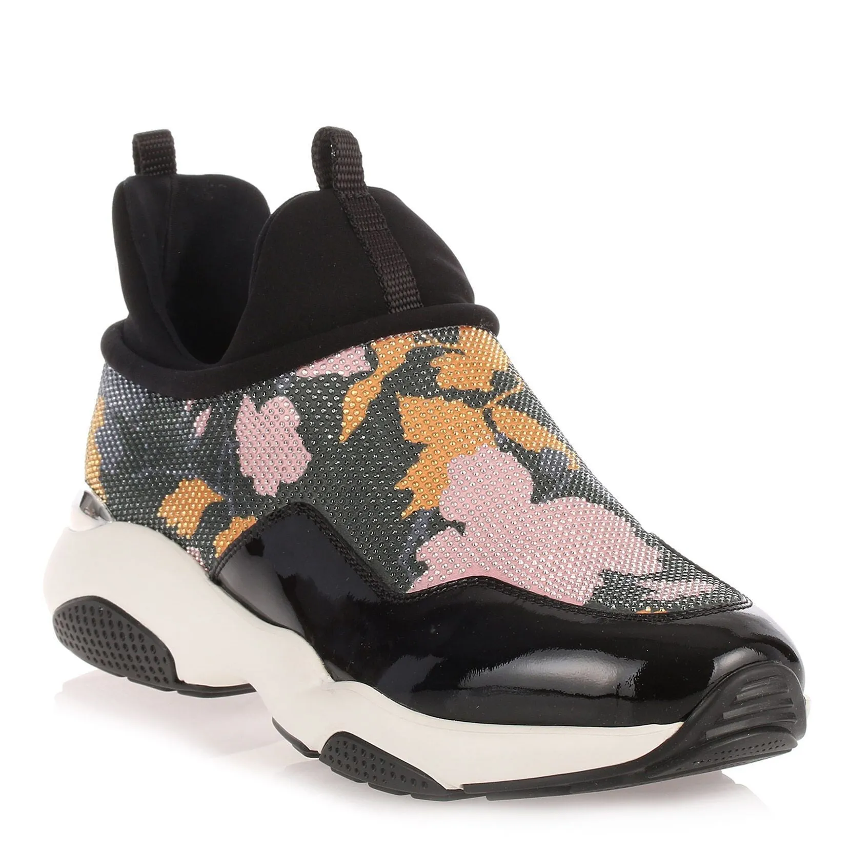 Giolly patent haiti black sneaker