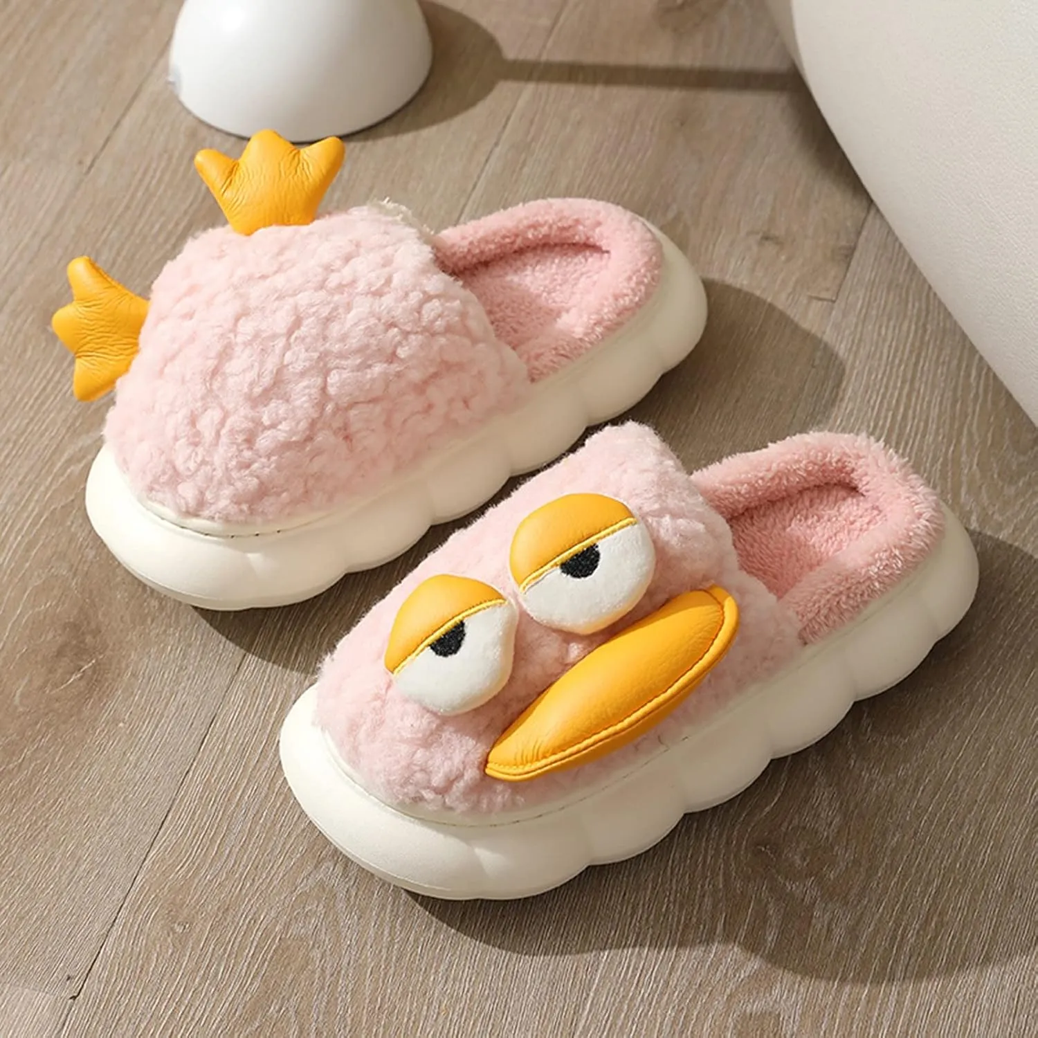 Girls Owl Slipper Socks Fashion Autumn And Winter Boys And Girls Children Slippers Flat Toddler Slippers with Soles