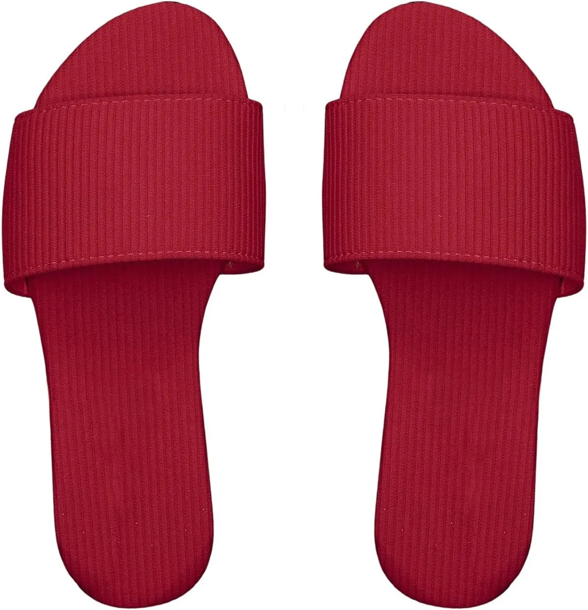 GORGLITTER Women's Casual Slide Sandals One Band Open Toe Slip On Flat Sandals