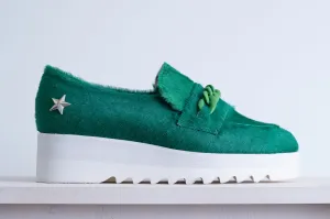 Green Chain Loafer