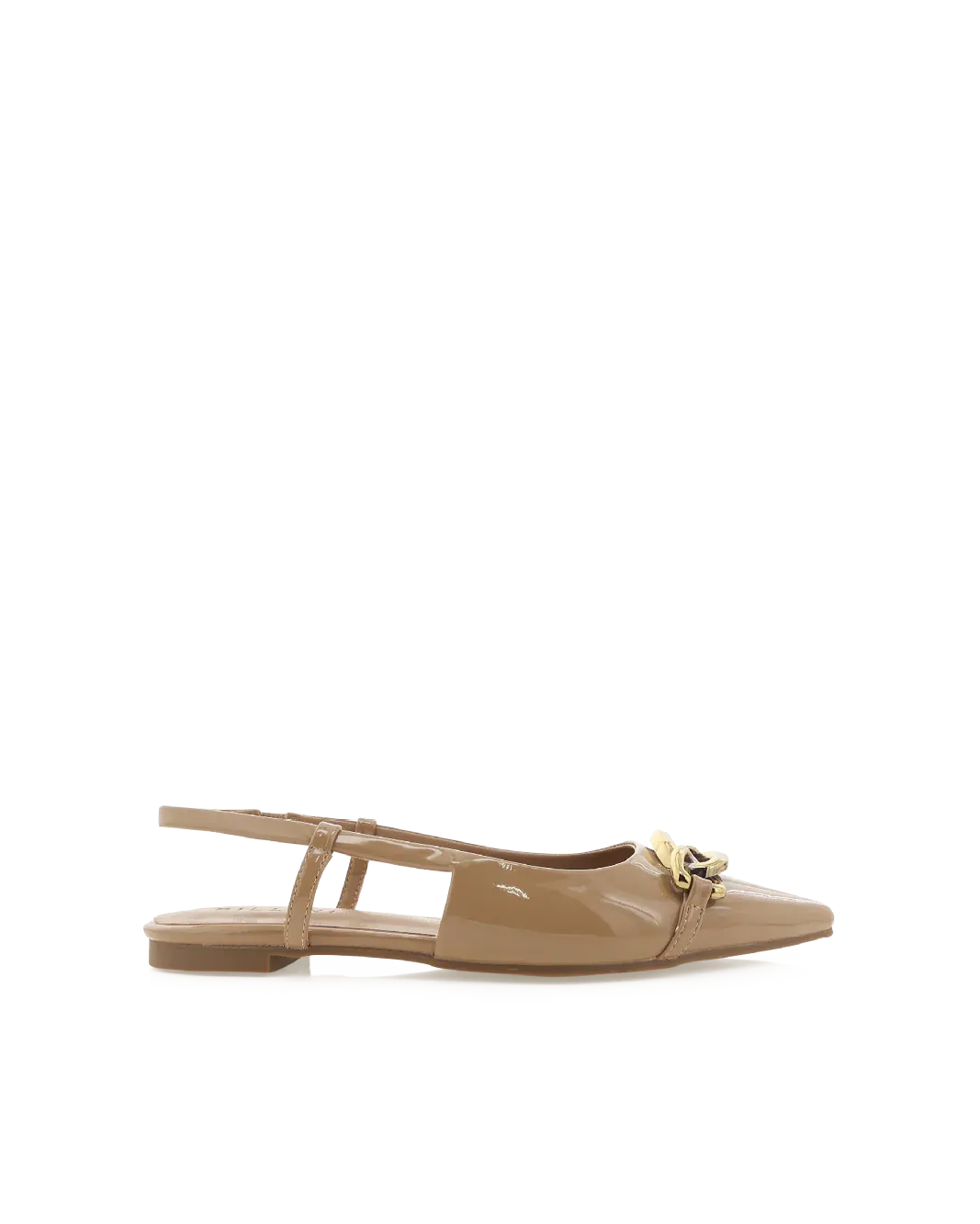 HAMEL Mule - Taupe Patent
