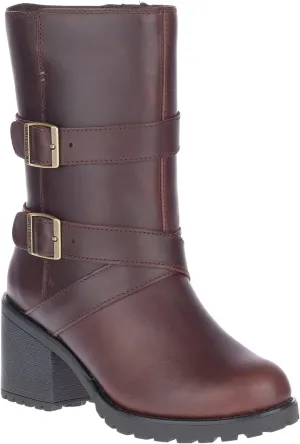 HARLEY-DAVIDSON FOOTWEAR Women's Lalanne Triple Strap Motorcycle Boot