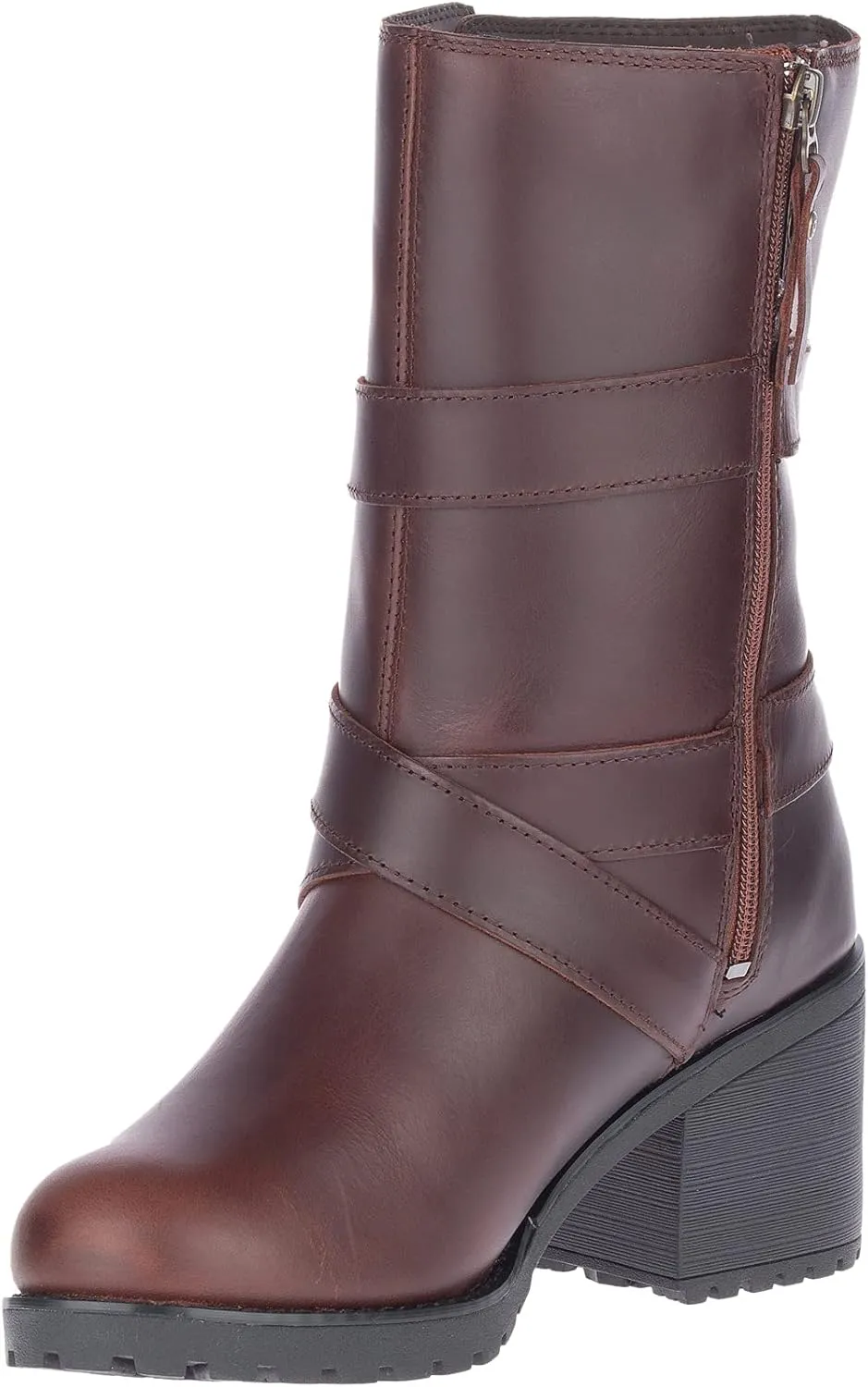 HARLEY-DAVIDSON FOOTWEAR Women's Lalanne Triple Strap Motorcycle Boot