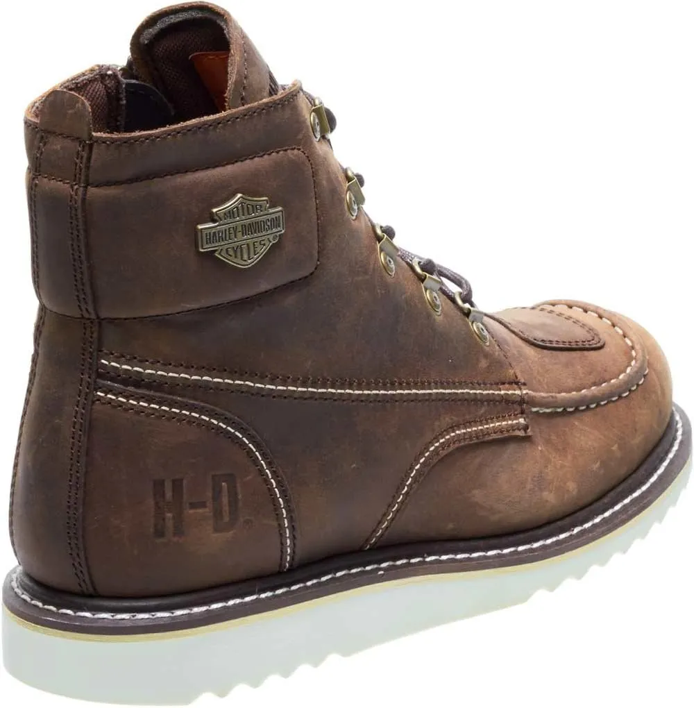 Harley-Davidson Men's Hagerman 5-Inch Brown Motorcycle Riding Boots
