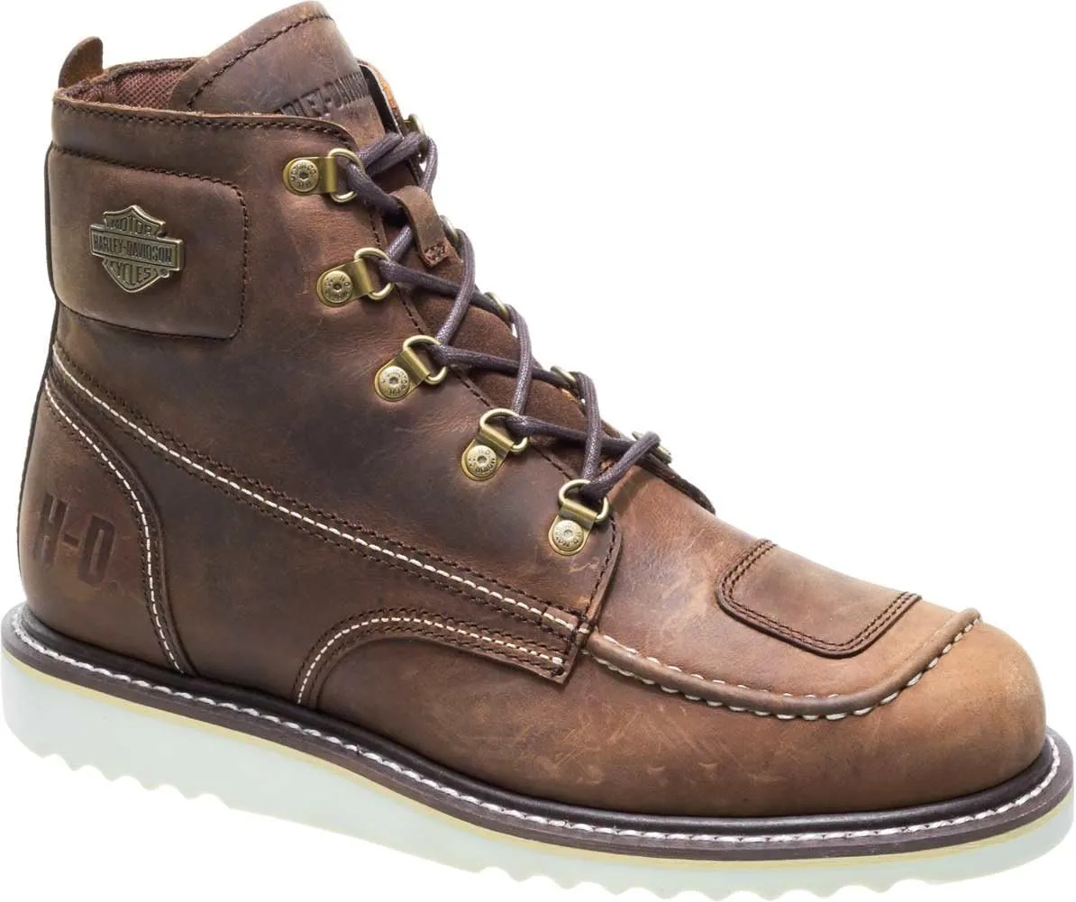 Harley-Davidson Men's Hagerman 5-Inch Brown Motorcycle Riding Boots