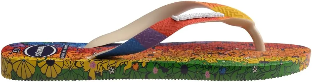 havaianas Men's Top Pride Premium Sandal Beige Flip-Flop