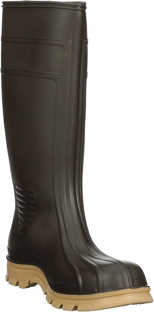 Heartland Barnyard 15” Agricultural Waterproof Work Boots for Men and Women - Lightweight PVC Boots with Comfort Footbed & Self-Cleaning Traction Outsole