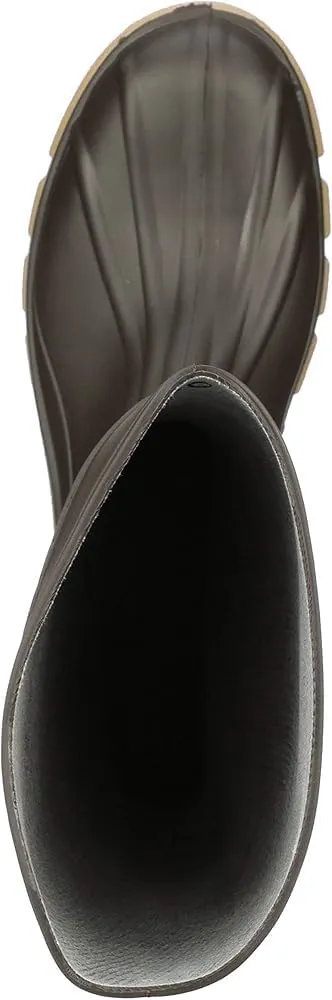 Heartland Barnyard 15” Agricultural Waterproof Work Boots for Men and Women - Lightweight PVC Boots with Comfort Footbed & Self-Cleaning Traction Outsole