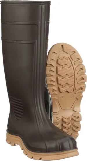Heartland Barnyard 15” Agricultural Waterproof Work Boots for Men and Women - Lightweight PVC Boots with Comfort Footbed & Self-Cleaning Traction Outsole