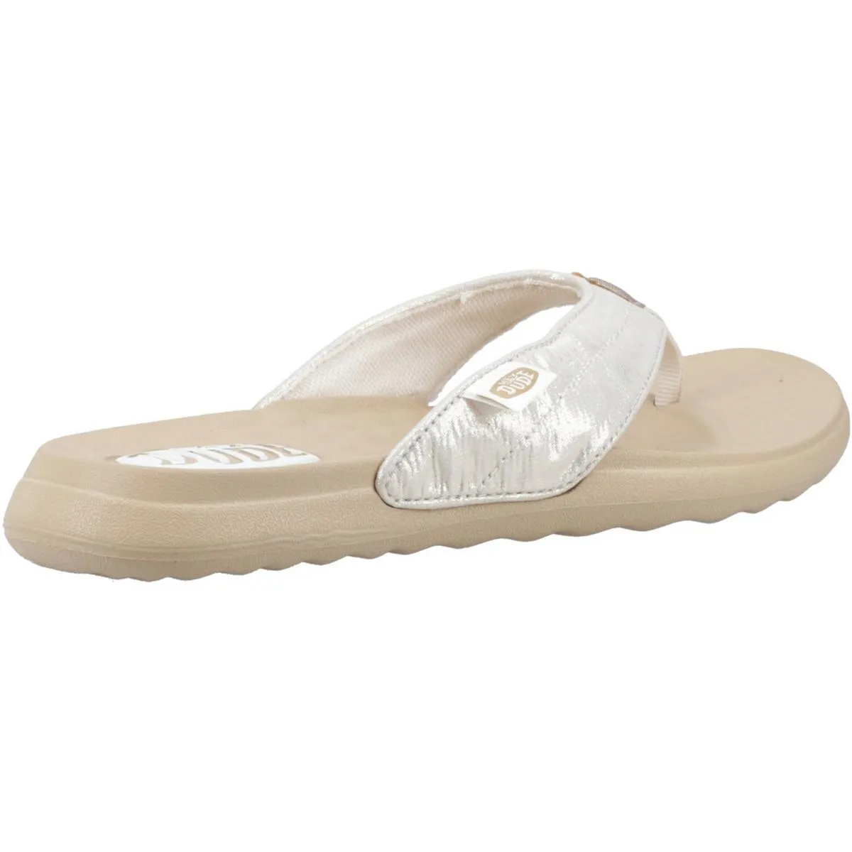 HEYDUDE Christi Flip Classic Sandal Gold