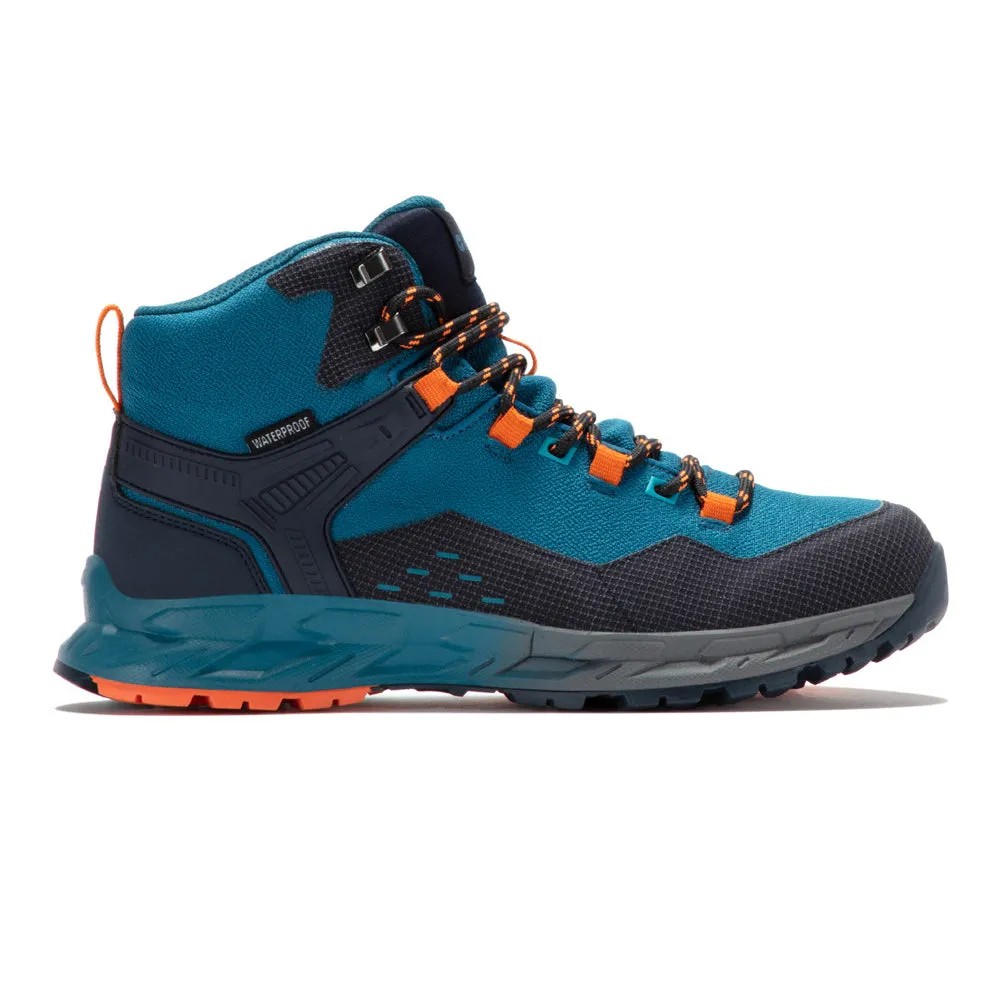 Hi-Tec Mens Verve Mid Waterproof Navy/Sapphire Lightweight Vegan Walking Boots