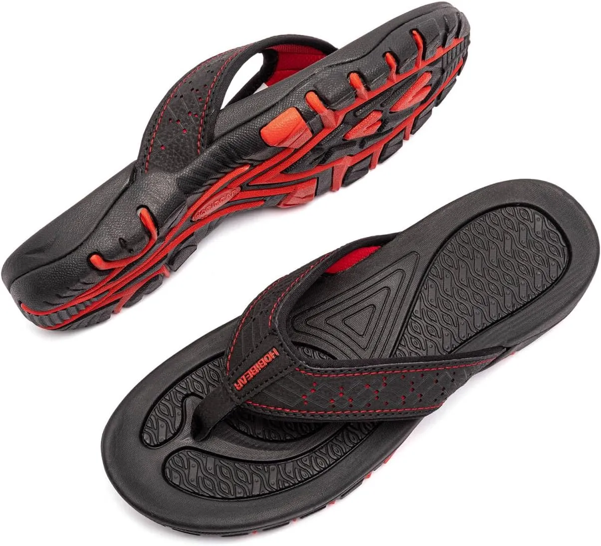 HOBIBEAR Mens Flip Flop Thong Sandals