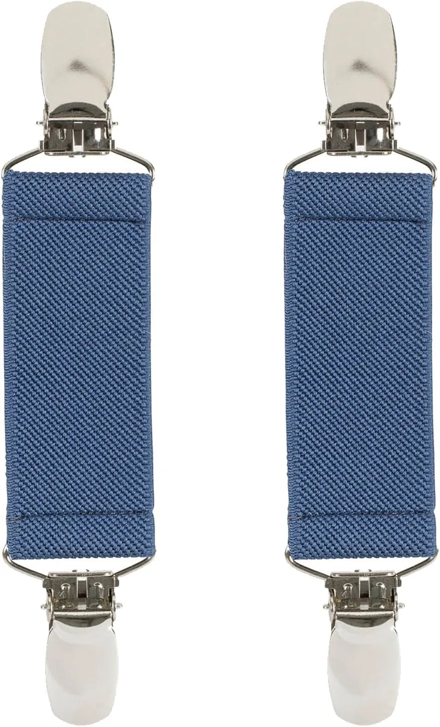 Hold’Em 1” Boot Straps Leg Pant Stirrup Elastic with Extra Heavy Clips USA Made