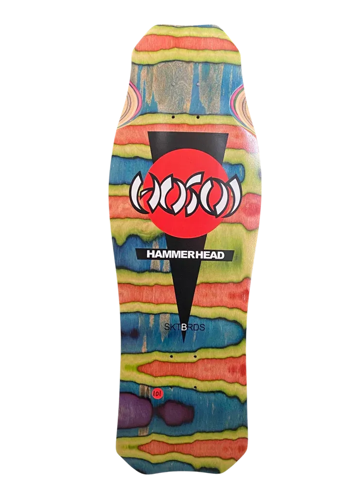 HOSOI OG HAMMERHEAD LTD SWIRL 10.5" SKATEBOARD DECK