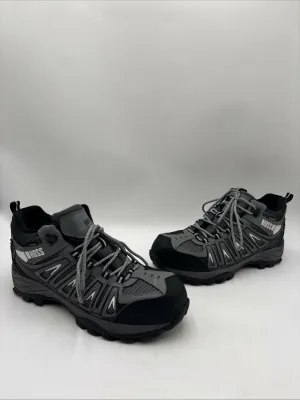 Hoss Men's Trail Comp Toe Waterproof Work Boot Grey Size 11