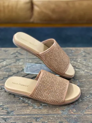Hush Puppies Paradise Dark Tan Weave