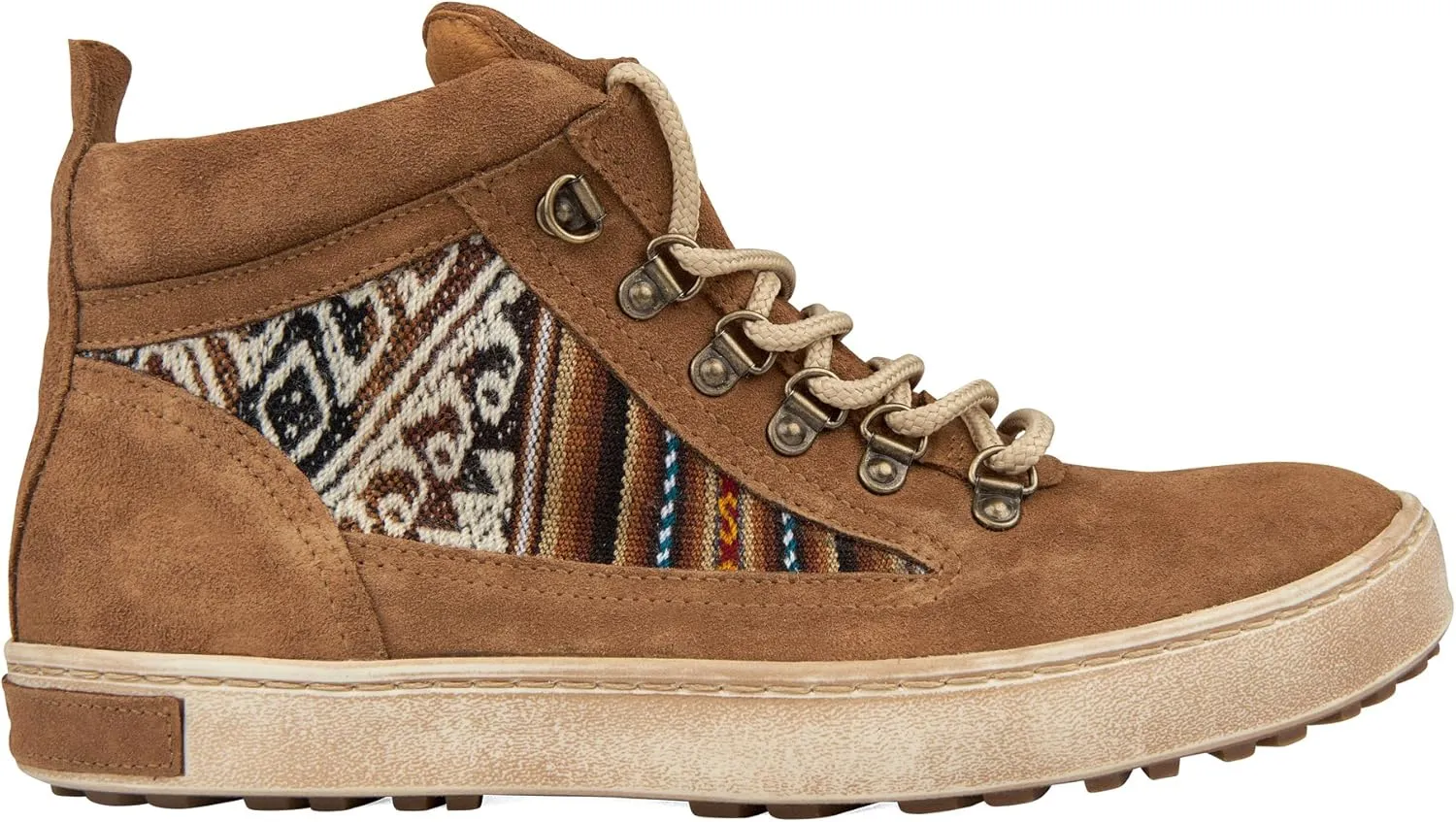 Inkkas - Tan Suede Camping Boot - Handcrafted Artisan Women's & Men's Rugged and Durable Leather Shoes…