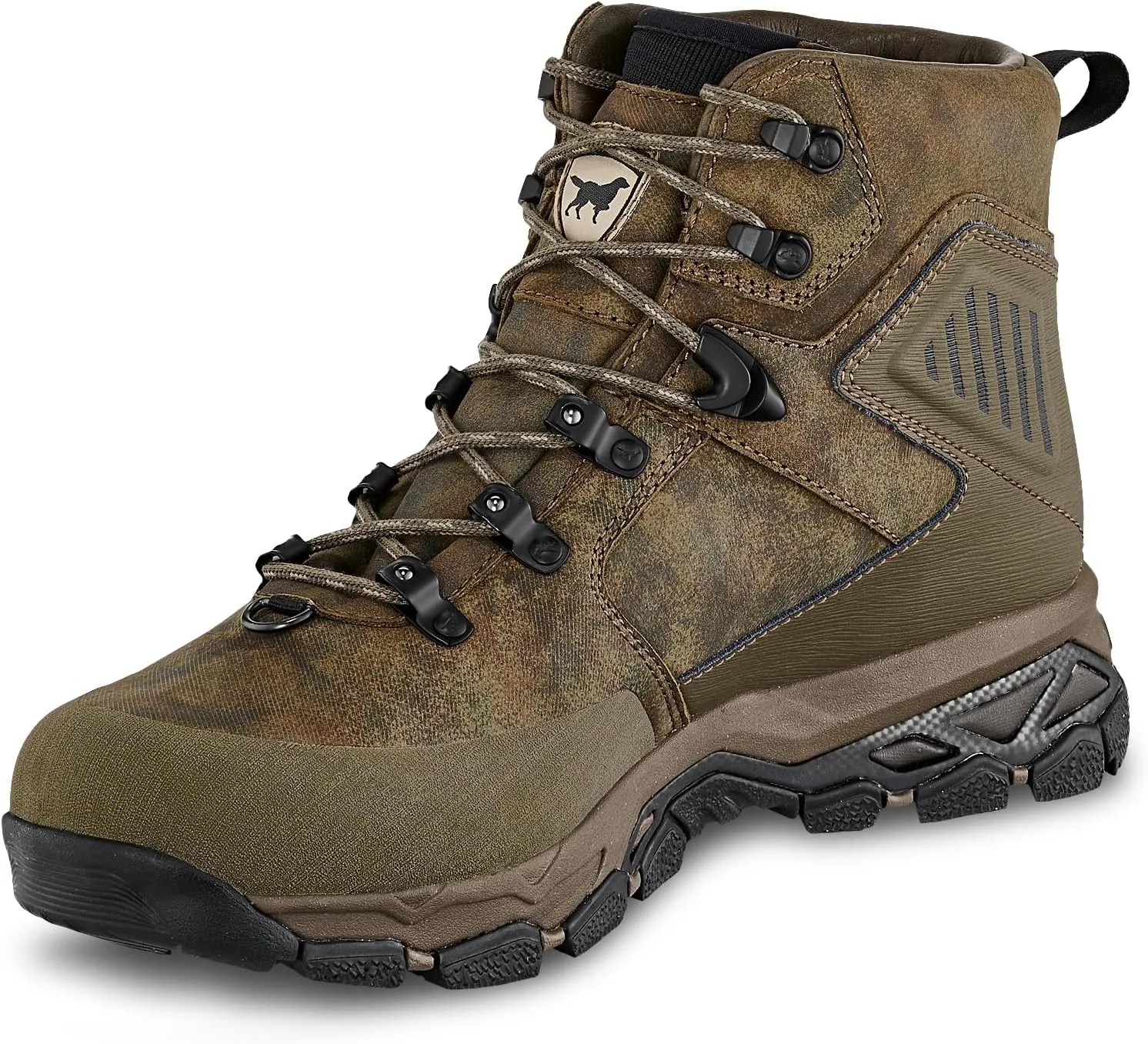 Irish Setter, Pinnacle, Men’s, 7", Waterproof, Hunting Boot, Earth Field Camo