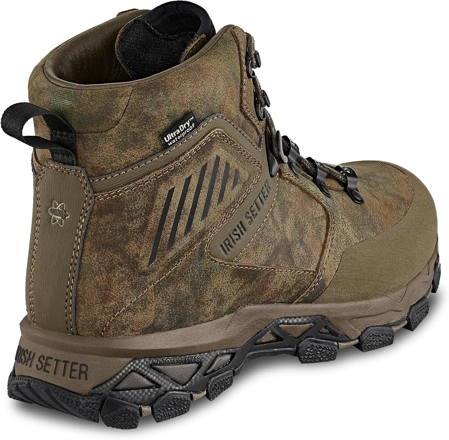 Irish Setter, Pinnacle, Men’s, 7", Waterproof, Hunting Boot, Earth Field Camo