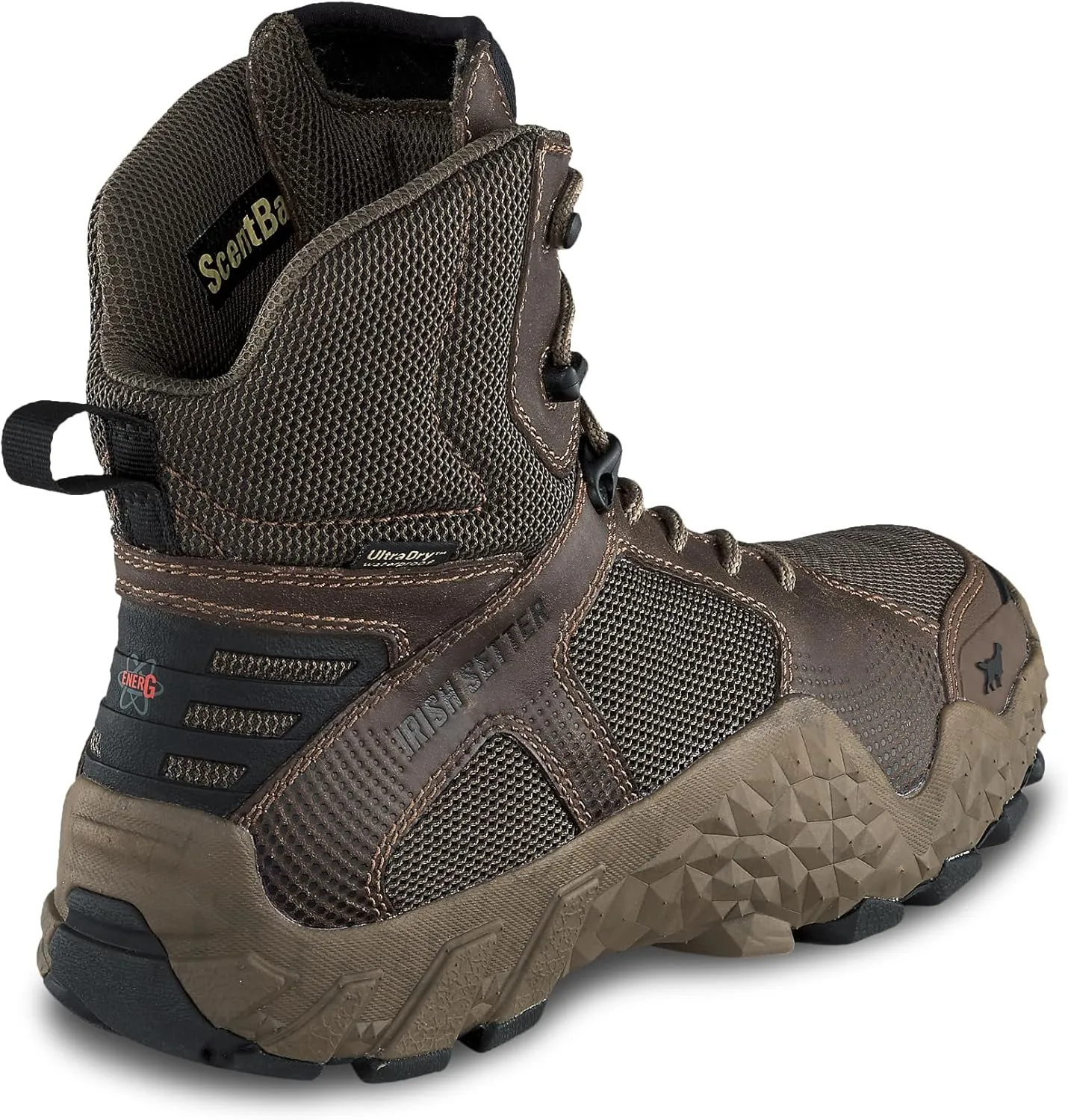 Irish Setter, VaprTrek, Men’s, 8", Waterproof, Hunting Boot, Earth Field Camo