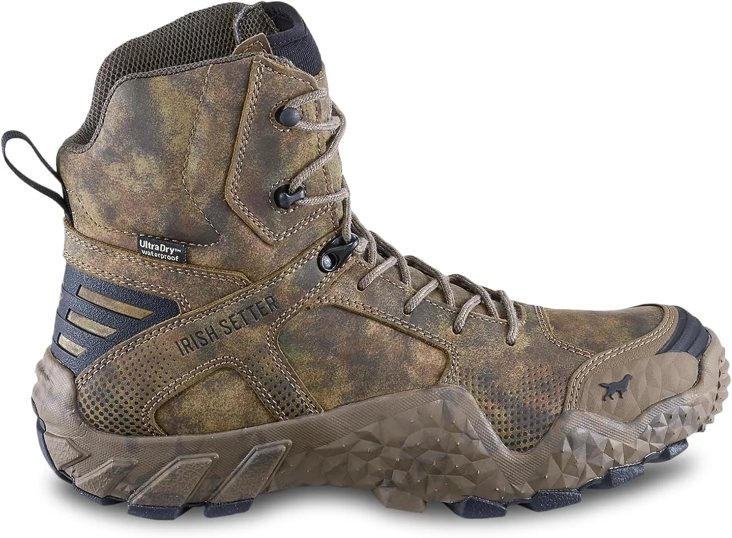 Irish Setter, VaprTrek, Men’s, 8", Waterproof, Hunting Boot, Earth Field Camo